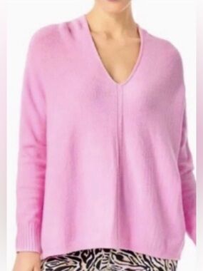 Lilly Pulitzer Women’s Sevie Sweater Magnolia Lilac Size L